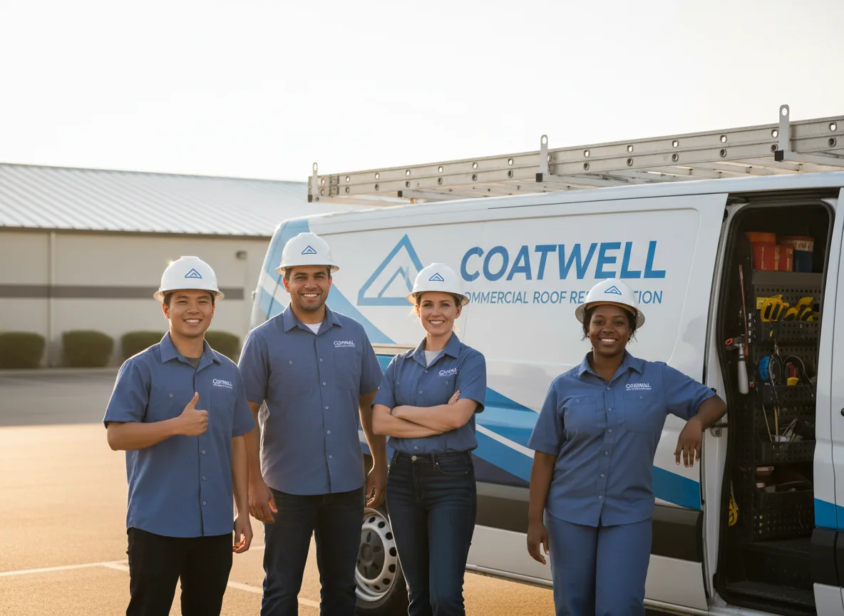 Commercial roof coating company in Atlantic, IA